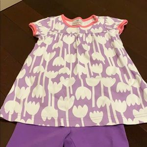 Hanna Anderson dress and shorts size 90